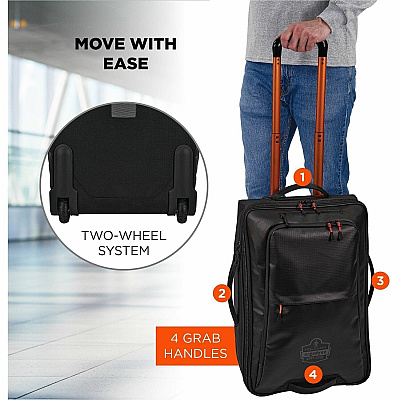 ergodyne Arsenal Travel/Luggage Case (Carry On) Travel - Black (13129)