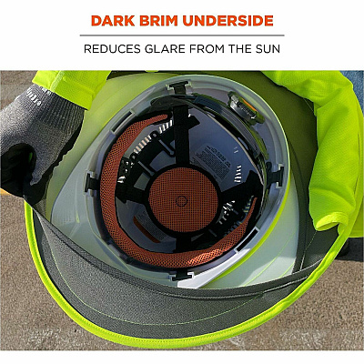 ergodyne Chill-Its 6662 FR Hard Hat Brim with Neck Shade (12723)