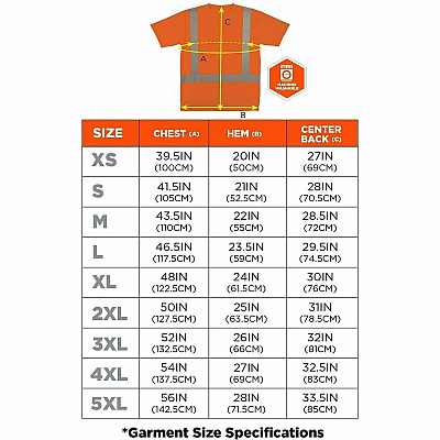 ergodyne Essential Hi-Vis T-Shirt - Type R, Class 2 (21854)