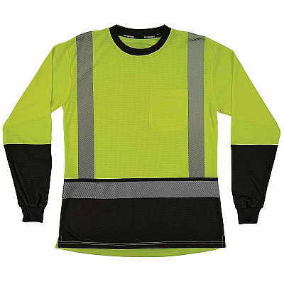 ergodyne GloWear 8278BK Womens Hi-Vis Long-Sleeve T-Shirt (22333)