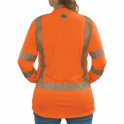 ergodyne GloWear 8387 Womens Hi-Vis Long-Sleeve T-Shirt (22362)