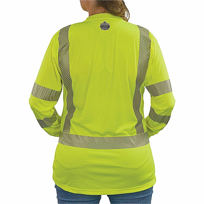 ergodyne GloWear 8387 Womens Hi-Vis Long-Sleeve T-Shirt (22353)