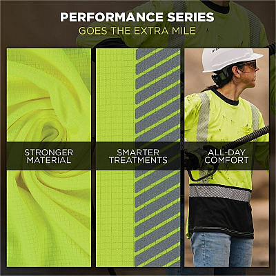 ergodyne GloWear 8387 Womens Hi-Vis Long-Sleeve T-Shirt (22356)