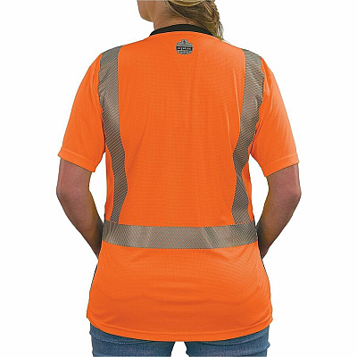 ergodyne GloWear 8276BK Womens Performance Hi-Vis T-Shirt (22322)
