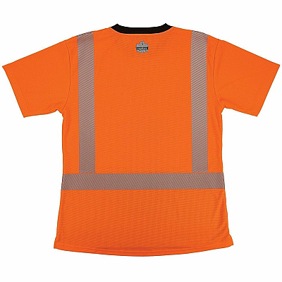 ergodyne Women's Performance Hi-Vis T-Shirt - Type R, Class 2, Black Bottom (22321)