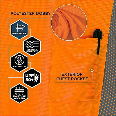 ergodyne Women's Performance Hi-Vis T-Shirt - Type R, Class 2, Black Bottom (22323)