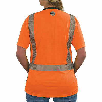 ergodyne GloWear 8276BK Womens Performance Hi-Vis T-Shirt (22326)
