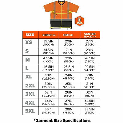 ergodyne GloWear 8294BK Performance Hi-Vis T-Shirt (22288)