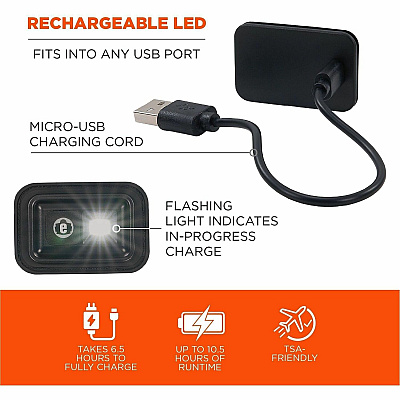 ergodyne N-Ferno 6801B Replacement Rechargeable LED Light (16793)