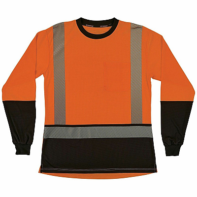 ergodyne GloWear 8278BK Womens Hi-Vis Long-Sleeve T-Shirt (22346)
