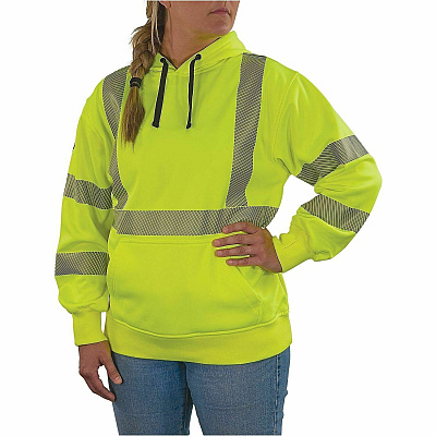 ergodyne GloWear 8304W Womens Hi-Vis Hooded Sweatshirt (23115)