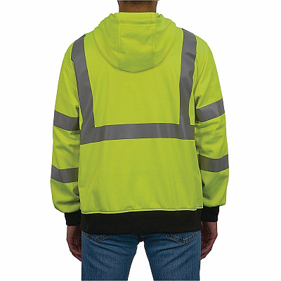 ergodyne GloWear 8312BK Essential Hi-Vis Hooded Zip-Up (22933)
