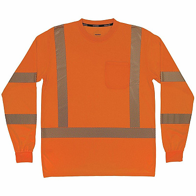ergodyne Performance Hi-Vis Long Sleeve T-Shirt - Type R, Class 3 (22261)
