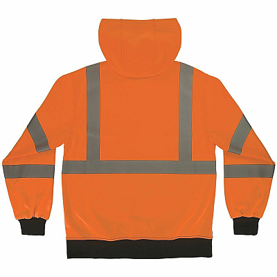 ergodyne GloWear 8312BK Essential Hi-Vis Hooded Zip-Up (22947)