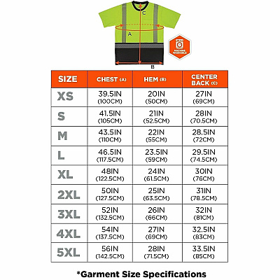 ergodyne GloWear 8294BK Performance Hi-Vis T-Shirt (22273)