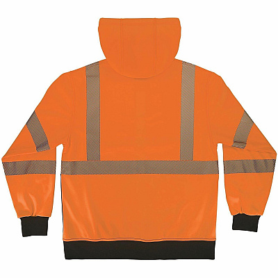 ergodyne GloWear 8317BK Performance Hi-Vis Hooded Sweatshirt (22985)