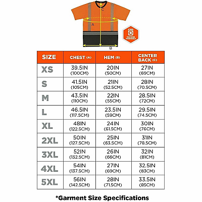 ergodyne GloWear 8294BK Performance Hi-Vis T-Shirt (22282)