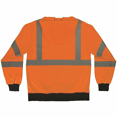 ergodyne GloWear 8312BK Essential Hi-Vis Hooded Zip-Up (22943)
