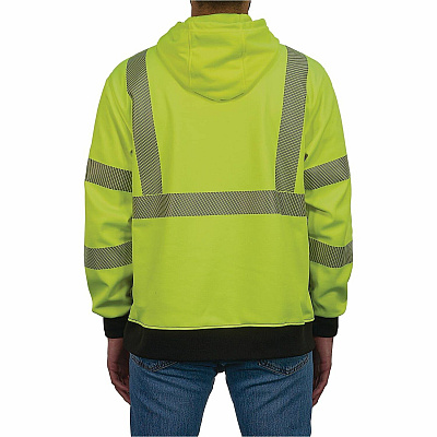 ergodyne GloWear 8317BK Performance Hi-Vis Hooded Sweatshirt (22975)