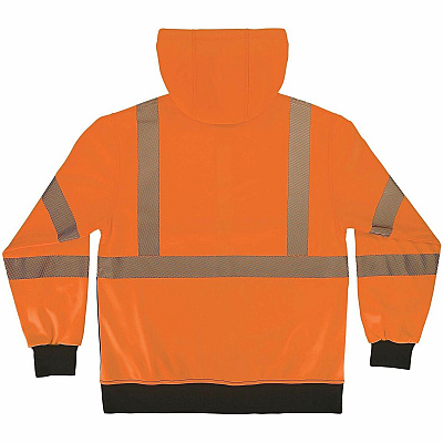 ergodyne GloWear 8317BK Performance Hi-Vis Hooded Sweatshirt (22986)