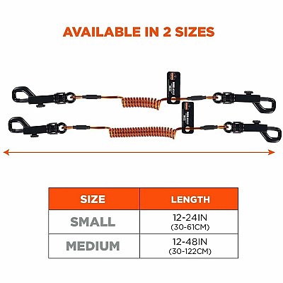 ergodyne Squids 3152 Coil Lanyard (19262)