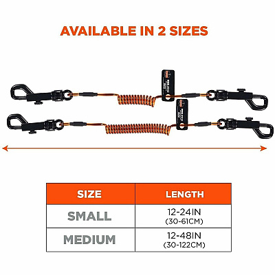 ergodyne Squids 3152 Coil Lanyard (19261)