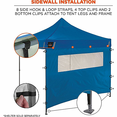 ergodyne SHAX 6056 Heavy-Duty Mesh Window Tent Kit (12957)