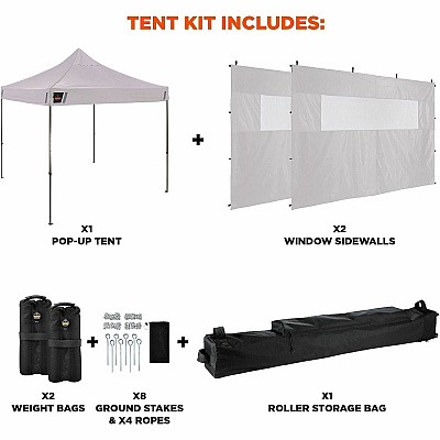 ergodyne SHAX 6056 Heavy-Duty Mesh Window Tent Kit (12958)