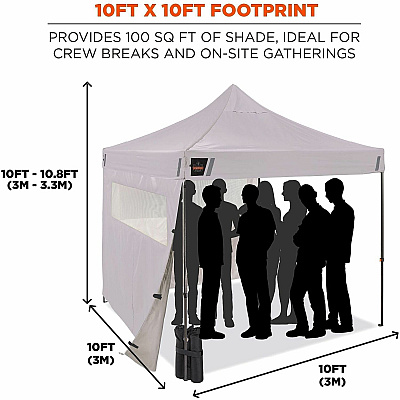 ergodyne SHAX 6056 Heavy-Duty Mesh Window Tent Kit (12958)