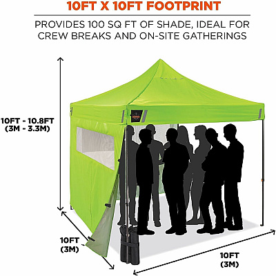 ergodyne SHAX 6056 Heavy-Duty Mesh Window Tent Kit (12956)