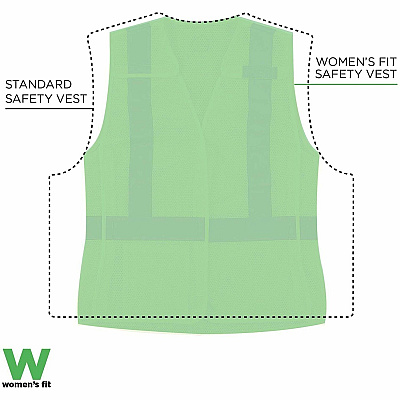 ergodyne GloWear 8215BAW-S Womens Mesh Hi-Vis Safety Vest (22456)