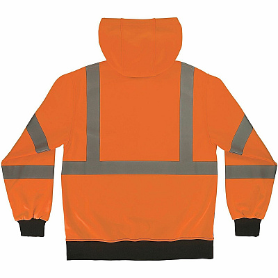 ergodyne GloWear 8311BK Essential Hi-Vis Hooded Sweatshirt (22886)