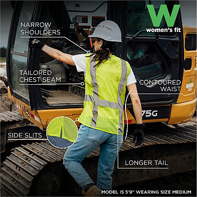 ergodyne GloWear 8247ZW-S Womens Hi-Vis Surveyor Vest (22462)