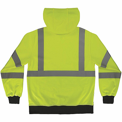 ergodyne GloWear 8311BK Essential Hi-Vis Hooded Sweatshirt (22876)