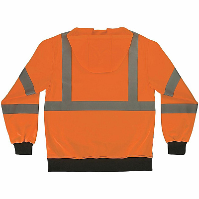 ergodyne GloWear 8311BK Essential Hi-Vis Hooded Sweatshirt (22884)