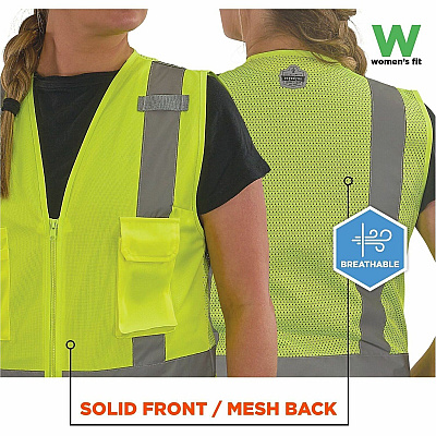 ergodyne GloWear 8247ZW-S Womens Hi-Vis Surveyor Vest (22465)