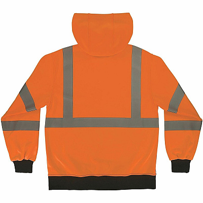 ergodyne GloWear 8311BK Essential Hi-Vis Hooded Sweatshirt (22887)