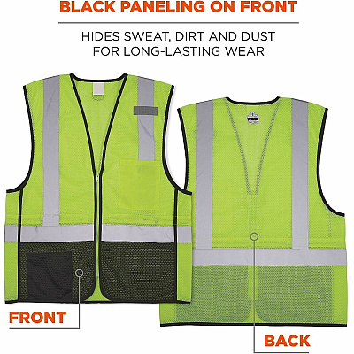 ergodyne GloWear 8210Z Type R Economy Mesh Vest (23020)