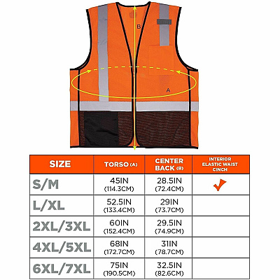 ergodyne GloWear 8210Z Type R Economy Mesh Vest (23030)
