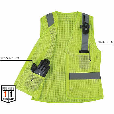 ergodyne GloWear 8210HLW-S Womens Hi-Vis Safety Vest (22402)
