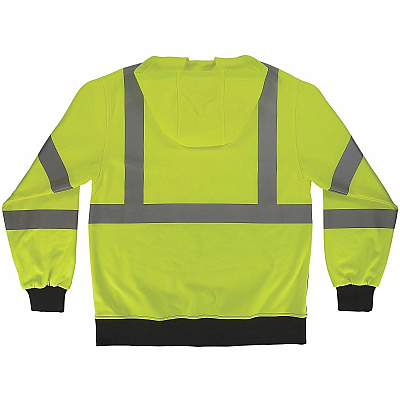 ergodyne GloWear 8311BK Essential Hi-Vis Hooded Sweatshirt (22878)