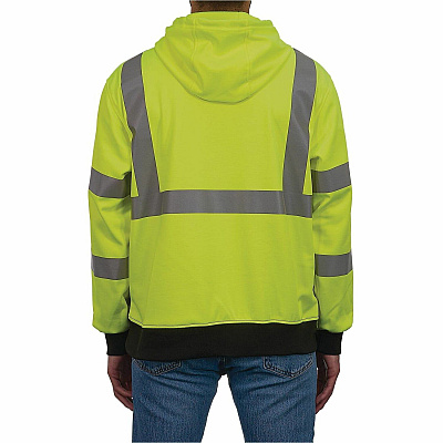 ergodyne GloWear 8311BK Essential Hi-Vis Hooded Sweatshirt (22878)