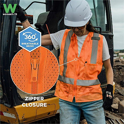 ergodyne GloWear 8210ZW-S Womens Hi-Vis Safety Vest (22437)