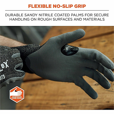 ergodyne ProFlex 7073 Nitrile Coated Cut-Resistant Gloves (10506)