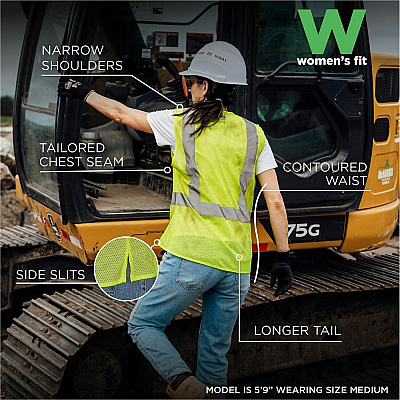 ergodyne GloWear 8210HLW-S Womens Hi-Vis Safety Vest (22407)