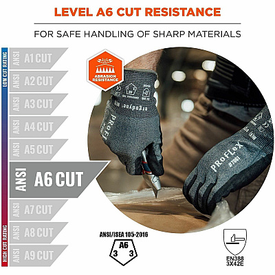 ergodyne ProFlex 7061 PU Coated Cut-Resistant Gloves (10326)