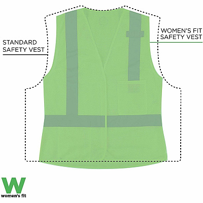 ergodyne GloWear 8210HLW-S Womens Hi-Vis Safety Vest (22406)