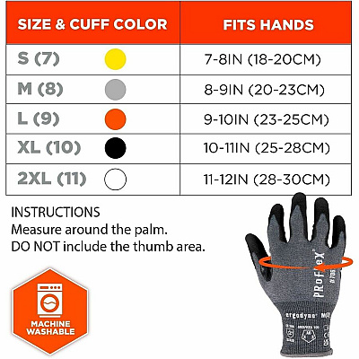 ergodyne ProFlex 7061 PU Coated Cut-Resistant Gloves (10324)