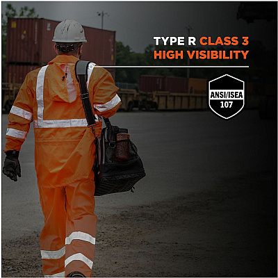 ergodyne GloWear 8376K Hi-Vis Rain Suit Kits (25339)