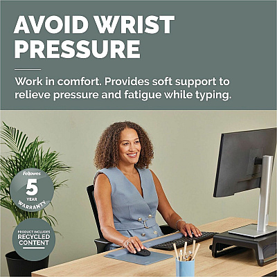 Fellowes Breyta Keyboard Wrist Rest - Blue (100145417)